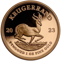 Pre-Owned 2023 South African Krugerrand 1oz Proof Design Gold Coin