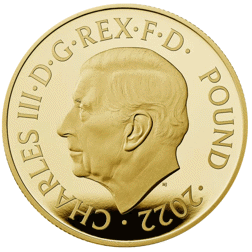 Pre-Owned 2022 UK Elizabeth II Memorial 1/4oz Proof Gold Coin - Missing Outer Box