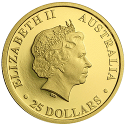 Pre-Owned 2015 Australian Koala 1/4oz Proof Gold Coin