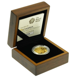 Pre-Owned 2011 UK Britannia 1/4oz Proof Gold Coin