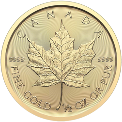 2025 Canadian Maple 1/2oz Gold Coin