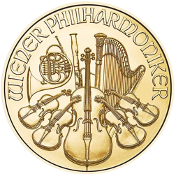 2025 Austrian Philharmonic 1/2oz Gold Coin