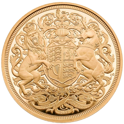 Pre-Owned 2022 Memorial Full Sovereign Proof Gold Coin - Missing Outer Box