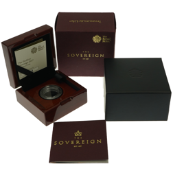 Pre-Owned 2017 UK Full Sovereign Piedfort Proof Gold Coin - NGC Graded PF70 - 2817587-007