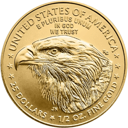 2025 USA Eagle 1/2oz Gold Coin