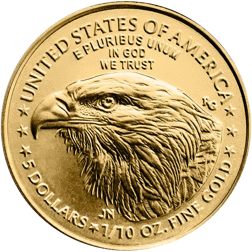 2025 USA Eagle 1/10oz Gold Coin