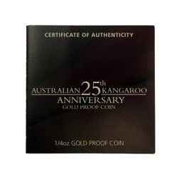 ロバートプラント/OTHER ARMS/ AUSTRALIA 1984 Australian Kangaroo 25th Anniversary 2014 1oz Gold Proof Coin