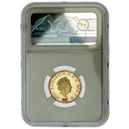 Pre-Owned 2017 UK Nations of the Crown £1 Proof Gold Coin - NGC Graded PF70 Ultra Cameo - 6028834-00