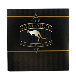 Pre-Owned 2018 Australian Kangaroo 1/4oz Proof Gold Coin