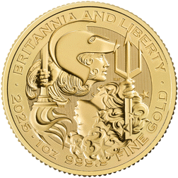 2025 UK Britannia and Liberty 1oz Gold Coin