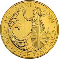 Pre-Owned 2008 UK Britannia 1oz Gold Coin