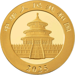 2025 Chinese Panda 3g Gold Coin