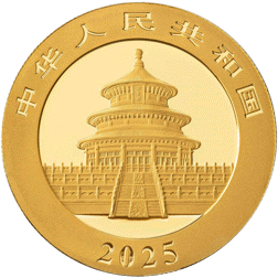 2025 Chinese Panda 15g Gold Coin