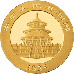 2025 Chinese Panda 30g Gold Coin