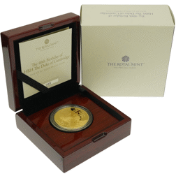 Pre-Owned 2022 UK Duke of Cambridge 40th Birthday 2oz Proof Gold Coin