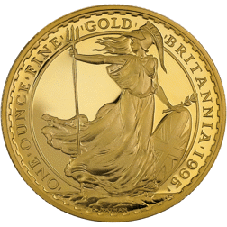 Pre-Owned UK 1995 Britannia Proof Design 1oz Gold Coin