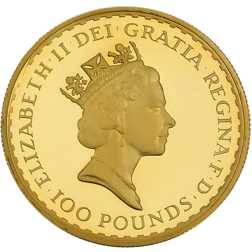 Pre-Owned UK 1995 Britannia Proof Design 1oz Gold Coin