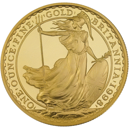 Pre-Owned UK 1998 Britannia 1oz Proof Design Gold Coin