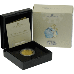 Pre-Owned 2021 UK The Tale of Peter Rabbit 1oz Proof Gold Coin