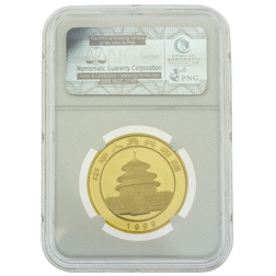 Pre-Owned 1999 Chinese Panda 1oz Gold Coin - NGC Graded MS68 - 3595699-011