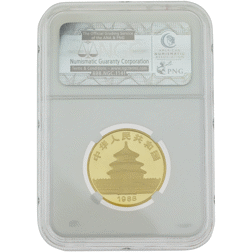 Pre-Owned 1988 Chinese Panda 1/2oz Gold Coin - NGC Graded MS69 - 3890670-008