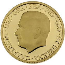 Pre-Owned 2024 St Helena East India Company Half Guinea Proof Gold Coin