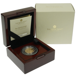 Pre-Owned 2021 UK Half Sovereign Proof Gold Coin