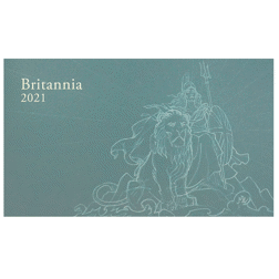 Pre-Owned 2021 UK Britannia Premium Proof Gold 3-Coin Set