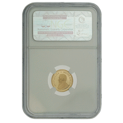 Pre-Owned 2009 South African Krugerrand 'Government on Wheels' 1/10oz Proof Gold Coin - NGC Graded P