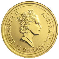 Pre-Owned 1998 Australian Nugget 1/10oz Gold Coin