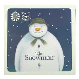 Pre-Owned 2019 UK 'The Snowman' 50p Proof Gold Coin