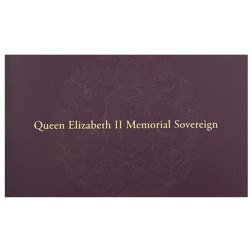 Pre-Owned 2022 UK Elizabeth II Memorial Sovereign Proof Gold 3-Coin Set