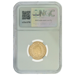 Pre-Owned 2022 UK Platinum Jubilee Full Sovereign Proof Gold Coin - NGC Graded PF70 Ultra Cameo - 69