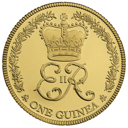 Pre-Owned 2018 St Helena East India Company Guinea Proof Gold Coin