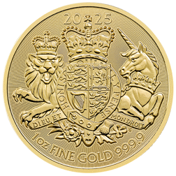 2025 UK Royal Arms 1oz Gold Coin