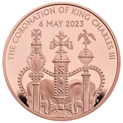 Pre-Owned 2023 UK Coronation of King Charles III £5 Proof Gold Coin