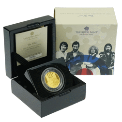 Pre-Owned 2021 UK Music Legends 'The Who' 1/4oz Proof Gold Coin
