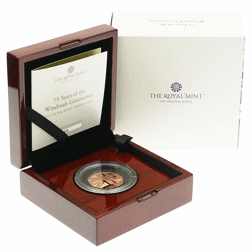 Pre-Owned 2023 UK Windrush Generation 50p Proof Gold Coin
