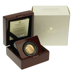 Pre-Owned 2023 UK Coronation Full Sovereign Piedfort Proof Gold Coin