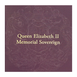 Pre-Owned 2022 UK Memorial Full Sovereign Piedfort Proof Gold Coin