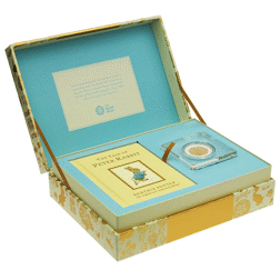 Pre-Owned 2017 UK Beatrix Potter 'Peter Rabbit' 50p Proof Gold Coin and Book Gift Set
