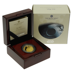 Pre-Owned 2024 UK Star Wars ‘Death Star II’ 1/4oz Proof Gold Coin