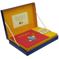 Pre-Owned 2018 UK Paddington at the Palace 50p Proof Gold Coin and Book Gift Set