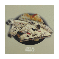 Pre-Owned 2024 UK Star Wars ‘Millennium Falcon’ 1/4oz Proof Gold Coin