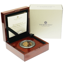 Pre-Owned 2023 UK Coronation of King Charles III 50p Proof Gold Coin