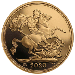 Pre-Owned 2020 UK Full Sovereign Proof Design Gold Coin