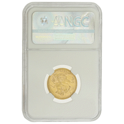 Pre-Owned 1871 UK Queen Victoria Young Head RMS Douro Full Sovereign Gold Coin - NGC Graded AU55 - 4