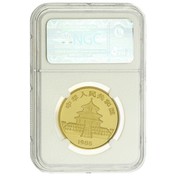 Pre-Owned 1985 Chinese Panda 1oz Gold Coin - NGC Graded MS69 - 3712201-039