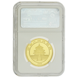 Pre-Owned 1998 Chinese Panda 'Small Date' 1oz Gold Coin - NGC Graded MS68 - 3718294-013
