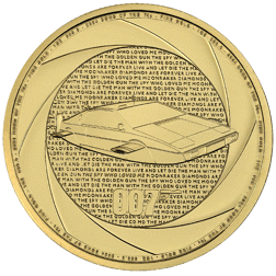 Pre-Owned 2024 UK 007 James Bond of the 1970s 1oz Gold Coin
